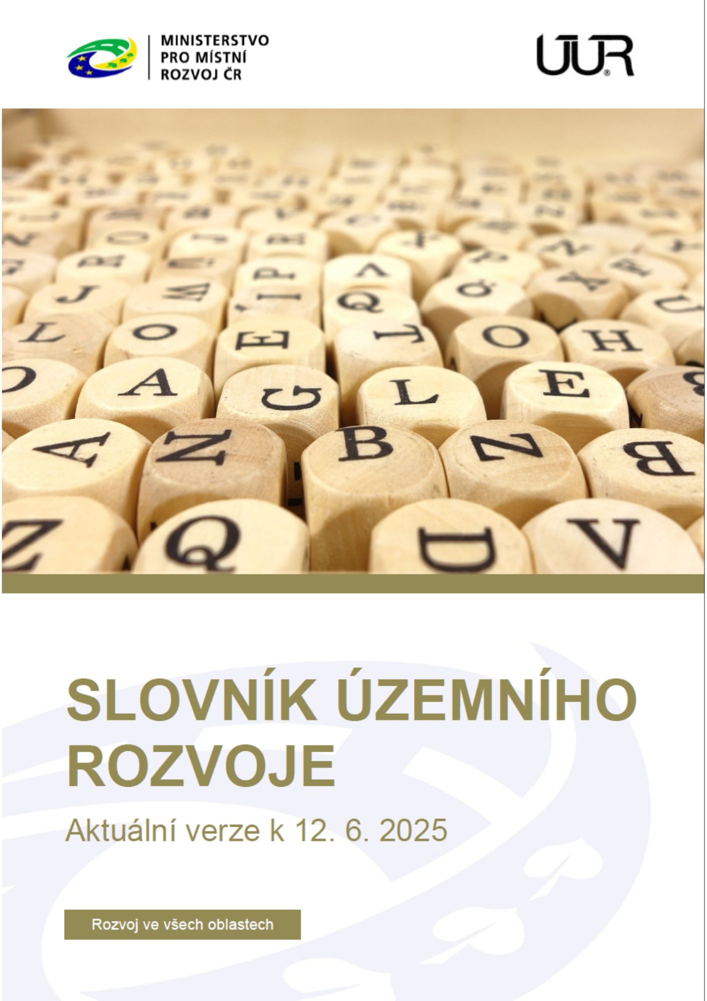 Slovník územního rozvoje - verze aktuální k 12. 6. 2025