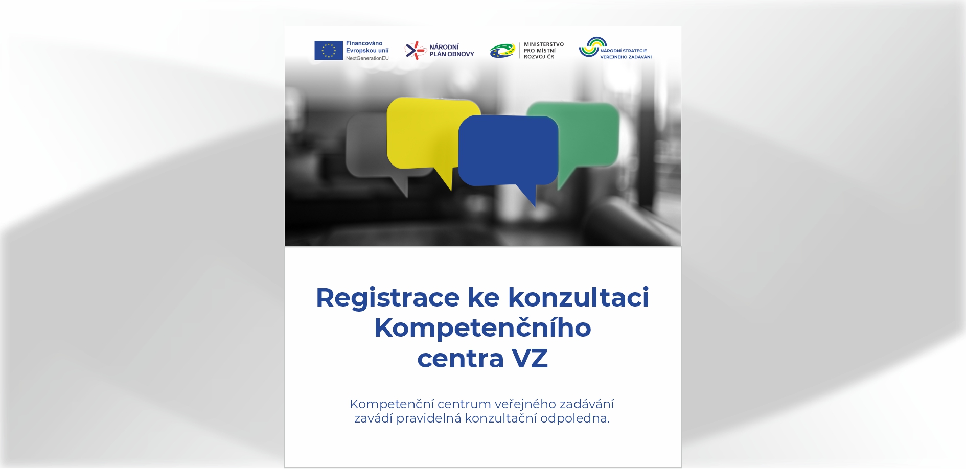  Konzultační odpoledne