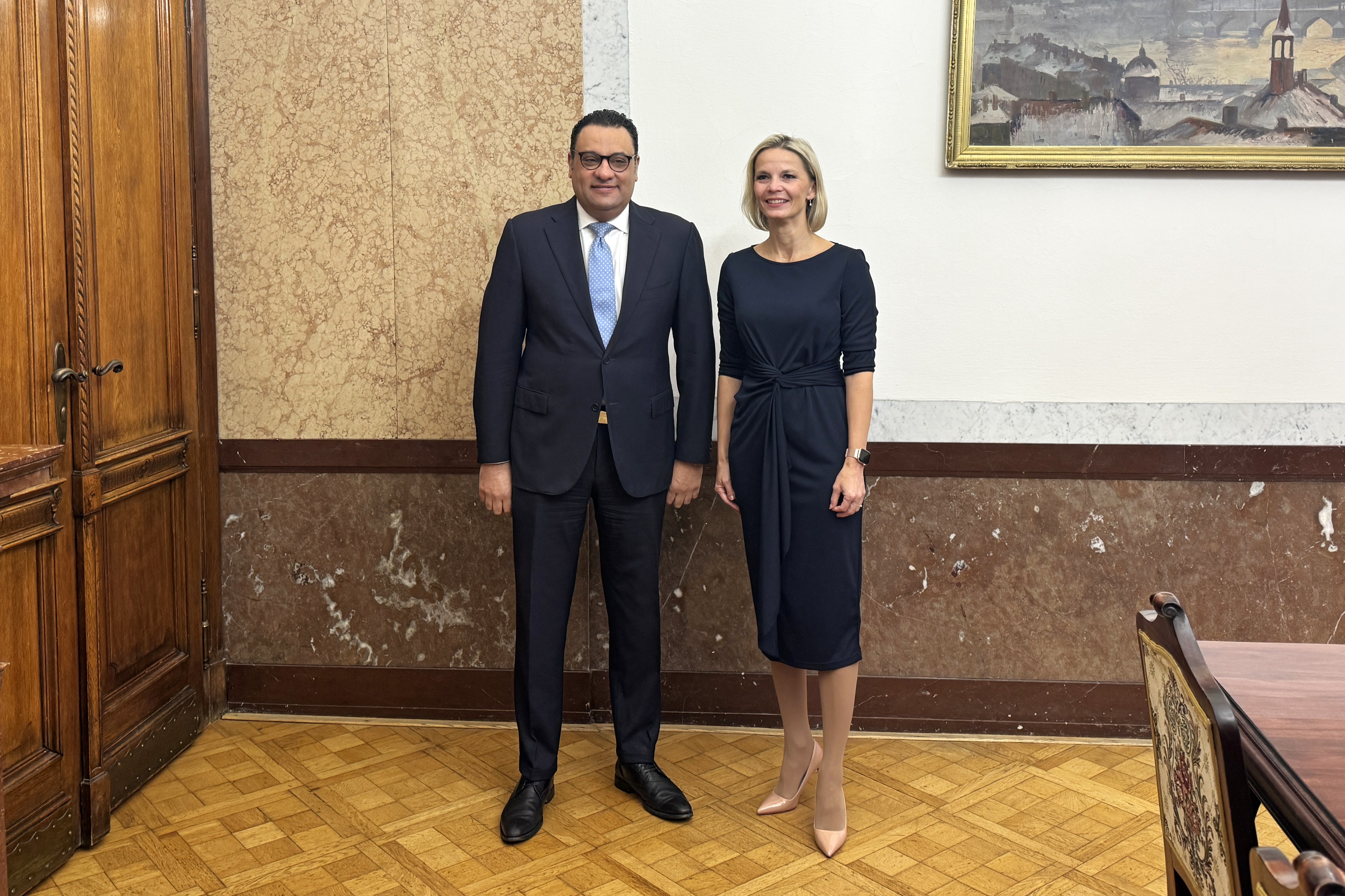 Ministryně pro místní rozvoj jednala s velvyslancem Egyptské arabské republiky